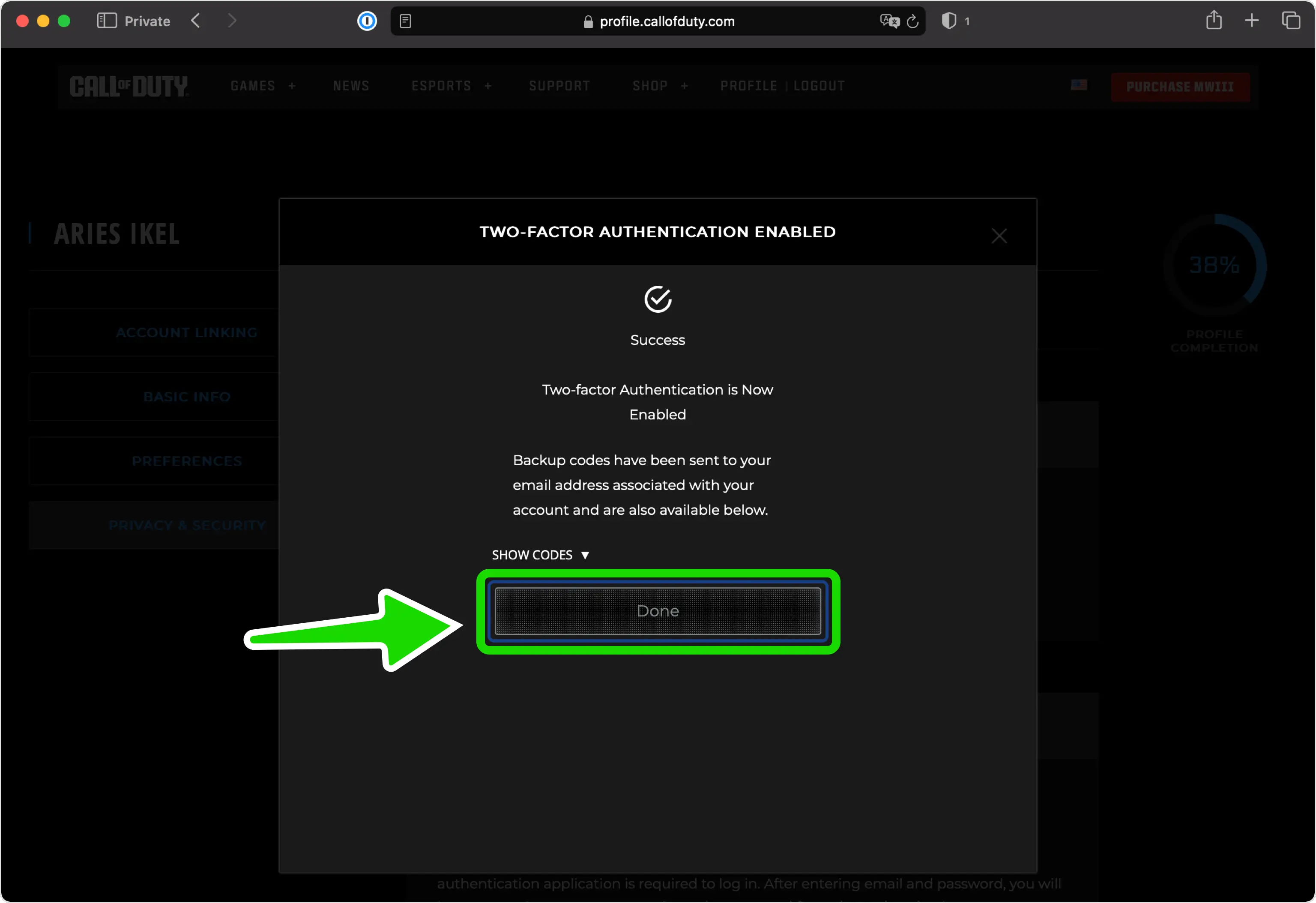 Done! Warzone Authenticator App