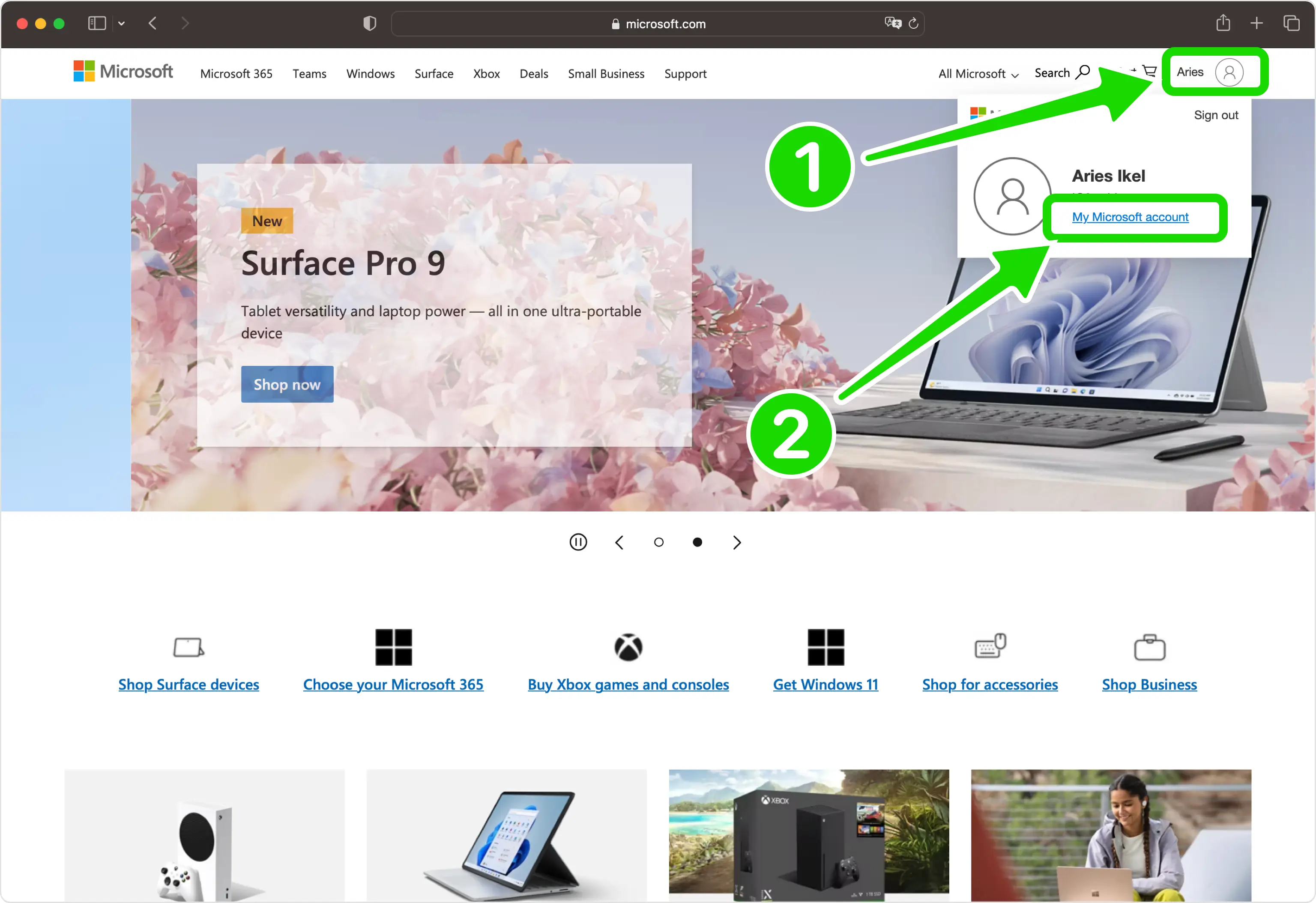 Locate 2FA Settings