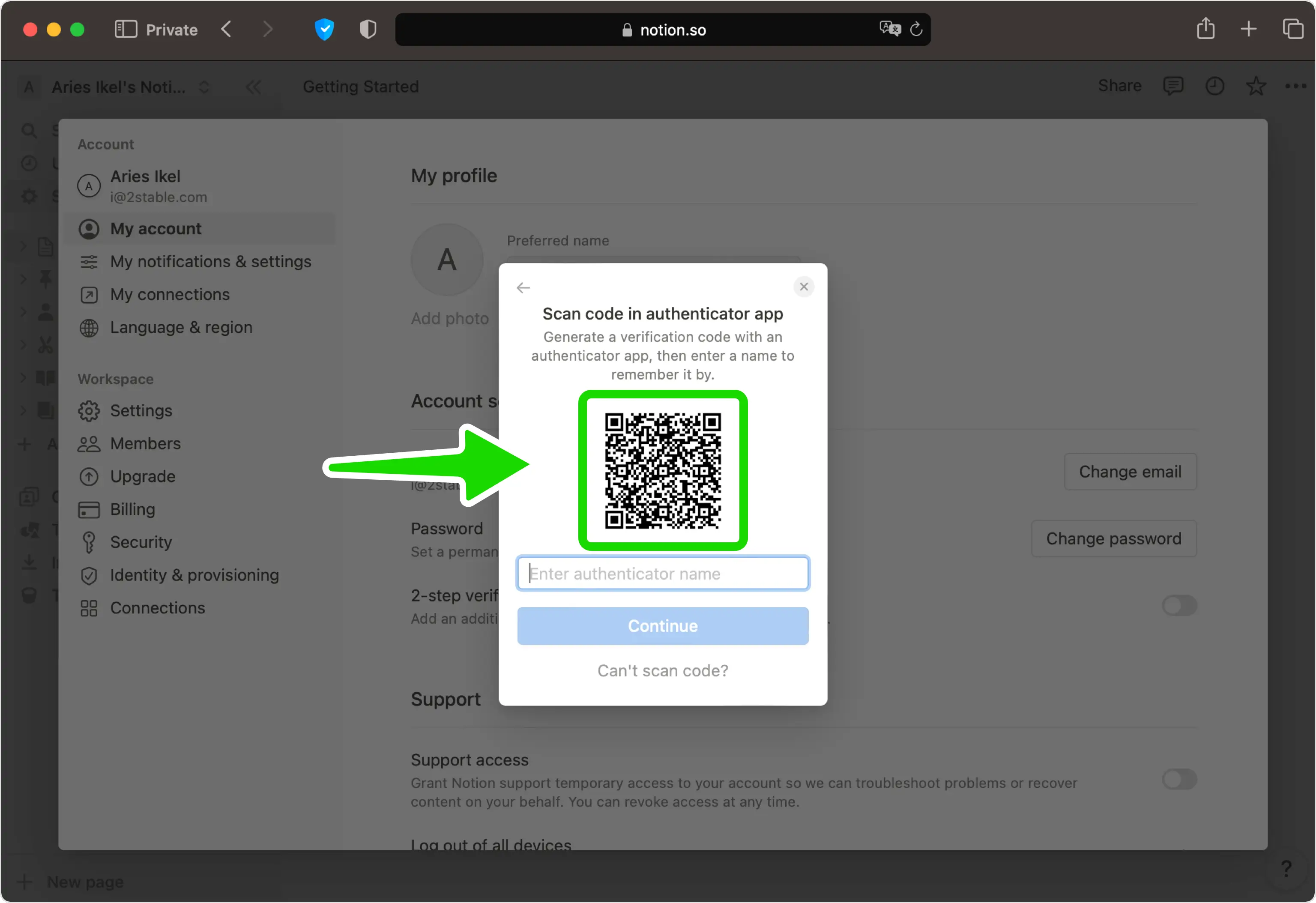 Set up 2-Step Verification