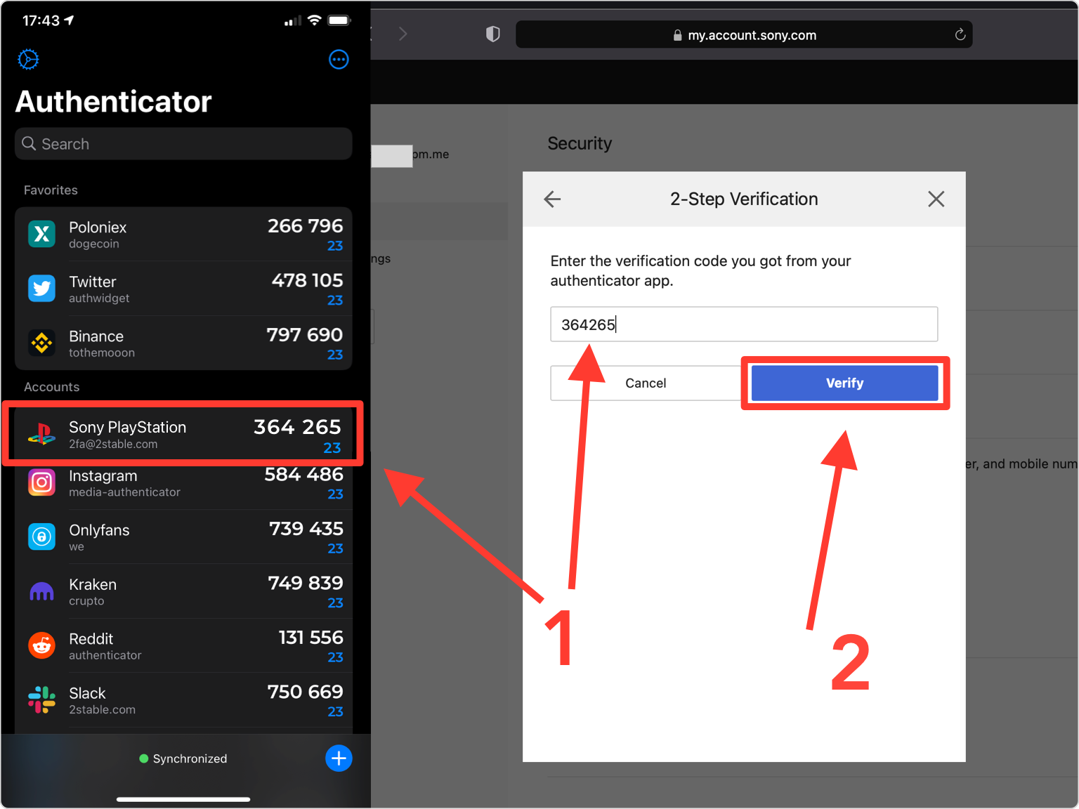 Verify 2-Step Verification