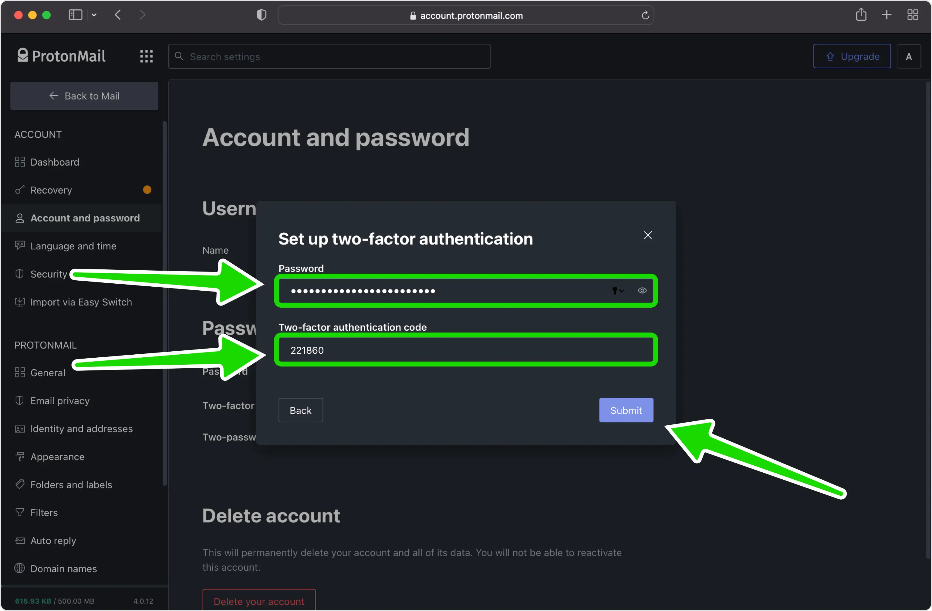 Verify Your 2FA Code