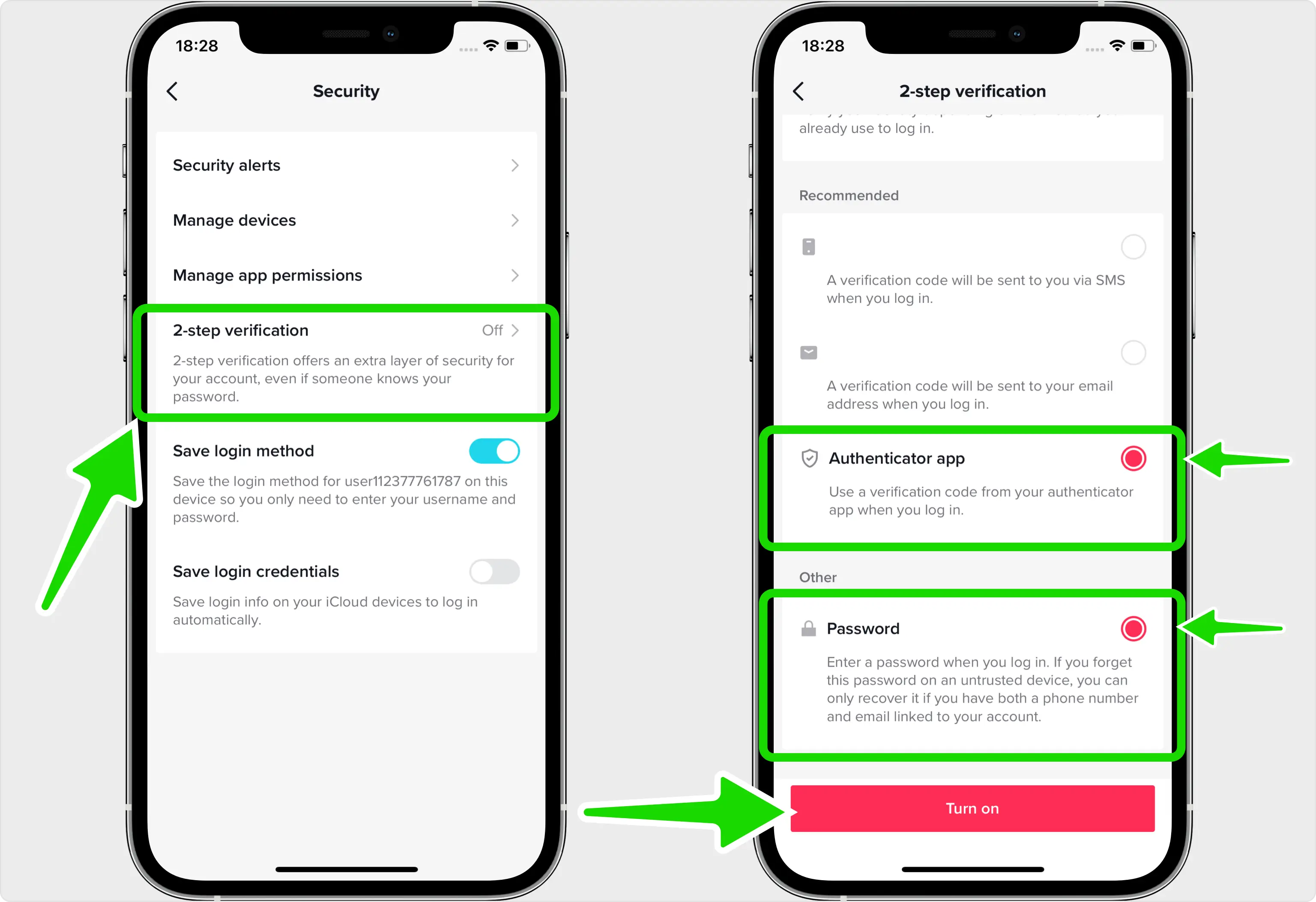Choose Authentication Method