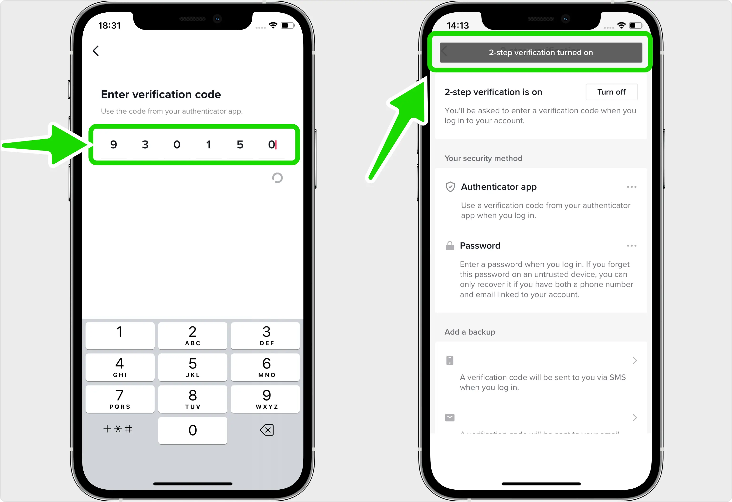 Confirm 2FA Code